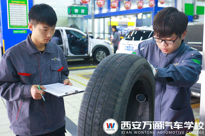 西安萬通汽車學校特訓班學子赴企業進行考核 西安萬通汽車學校特訓班學子赴企業進行考核