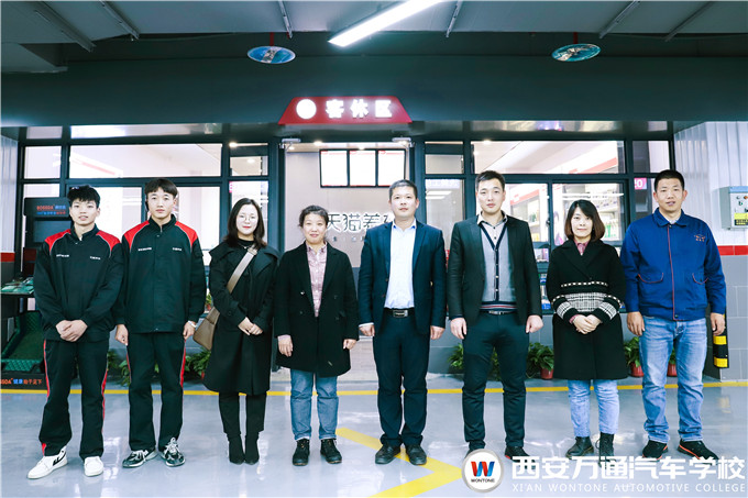 西安萬通校領導深入哈貝卡企業考察交流，拓寬校企合作領域